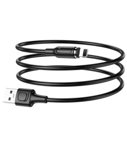 Кабель USB hoco Кабель BX41 для Lightning черный 1м.