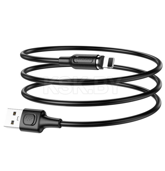 Кабель USB hoco Кабель BX41 для Lightning черный 1м.