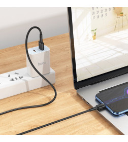 Кабель USB hoco Кабель X83 для Micro черный 1м.