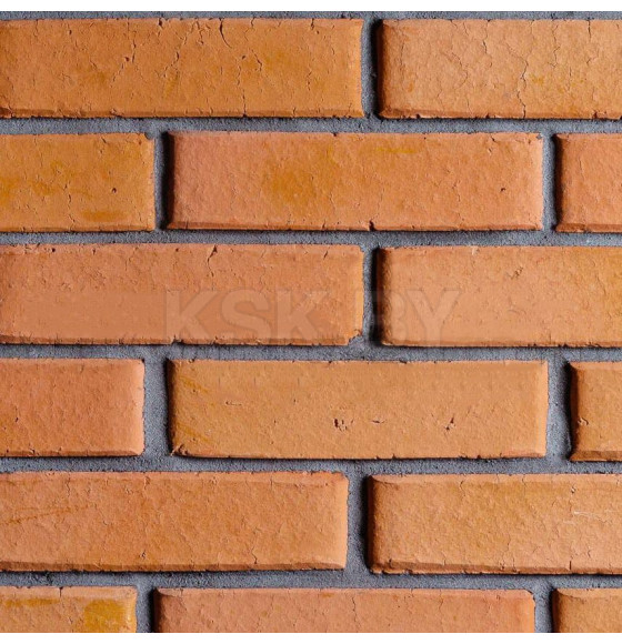 Кирпич гипсовый Туровский оранж 250х63х12 (±2мм)  кол.в уп. 0.5 м2  (2507 кам.мельн) 