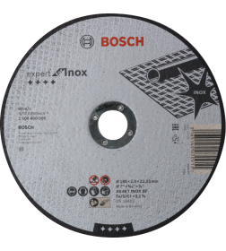 Диск отрезной по нержавеющей стали 180х2.0x22.23 мм Expert BOSCH 2608600095