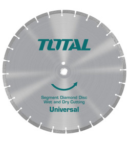 Диск алмазный 405x10x25.4 мм по бетону TOTAL TAC2144052