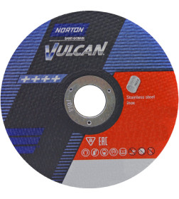 Круг отрезной по металлу 180х2.5x22.2 мм Vulcan NORTON 66252925445