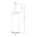 Ёрш для унитаза ,металлический,цвет хром.IDDIS арт.BRU01CCi47            (BRU01CCi47) 