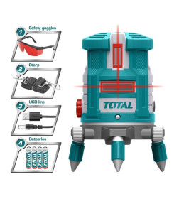 Уровень лазерный самовыравнивающийся TOTAL TLL306505