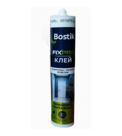 Клей монтажный BOSTIK FIXPRO WATERBASE 300 мл Плинтусы-панели