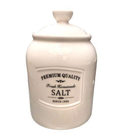 Банка для сыпучих продуктов керамическая "Salt" 800 мл/10,5*16,5 см, HC22A05SA