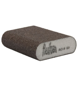 Губка абразивная 98х69х26 мм Р100 (закругленная) Round Block Flexifoam 63216