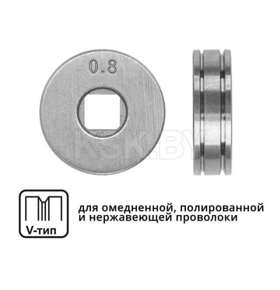 Ролик подающий для проволоки 0.8-1.0 мм (V-тип) SOLARIS WA-2431 (WA-2431) 