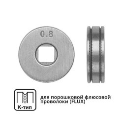 Ролик подающий для проволоки 0.8-1.0 мм (K-тип) SOLARIS WA-2432