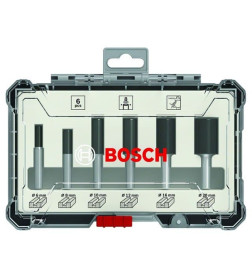 Набор пазовых фрез 8 мм (6 шт.) BOSCH 2607017466