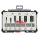 Набор пазовых фрез 1/4" (6 шт.) BOSCH 2607017467 (2607017467) 