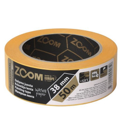Лента малярная 38мм х 50м профессиональная оранжевая PRECISION.ZOOM