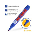 Маркер перманентный фетровый (синий) CROWN MULTI MARKER CPM-800blue (CPM-800blue) 