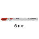 Полотно для лобзика по пластику T102H (5 шт.) BOSCH 2608667446 (2608667446) 