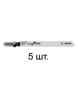 Полотно для лобзика по дереву T101BR (5 шт.) BOSCH 2608630014