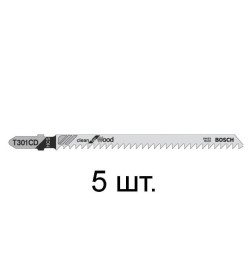 Полотно для лобзика по дереву T301CD (5 шт.) BOSCH 2608637590