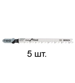 Полотно для лобзика по дереву T101D (5 шт.) BOSCH 2608630032