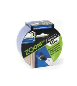 Лента малярная 38мм х 50м профессиональная синяя ZOOM 02-5-1-300