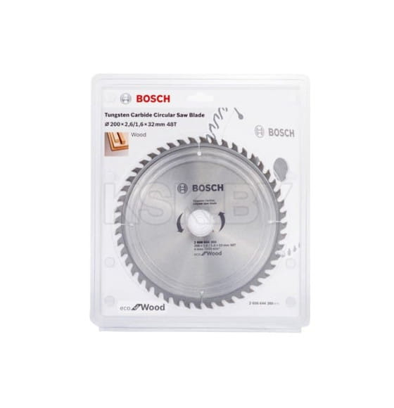 Диск пильный по дереву 200х48Tх32 мм ECO WOOD BOSCH 2608644380 (2608644380) 