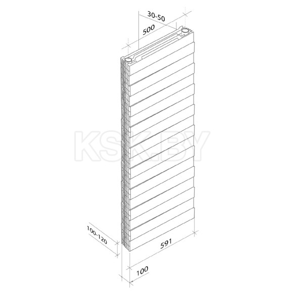 Радиатор Royal Thermo PianoForte Tower new/Bianco Traffico - 18 секц. (НС-1176342) 