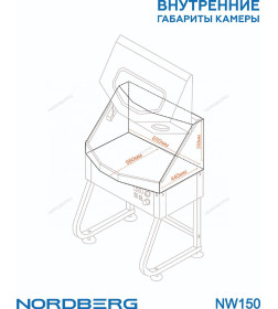 Установка NORDBERG для мойки деталей с подогревом, закрытая NW150