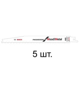 Полотно для сабельной пилы по дереву с гвоздями S3456XF (5 шт.) BOSCH 2608654406