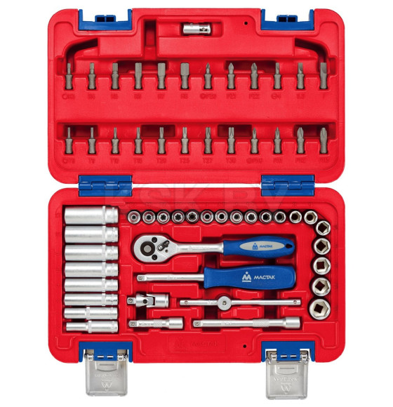 Набор инструментов универсальный, 57 предметов МАСТАК (01-057C) 