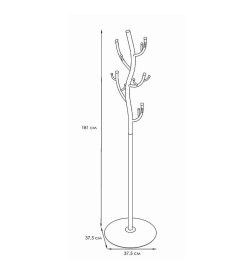 Вешалка напольная "Дерево" 375х375х1810мм, цвет чёрный