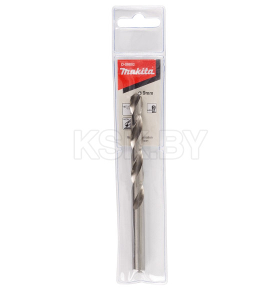 Сверло по металлу  9.0х81х125 мм HSS-G MAKITA D-09802 (D-09802) 