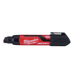 Маркер Milwaukee INKZALL для стройплощадки супер-большой XL черный (1шт, в блистере) 4932471558