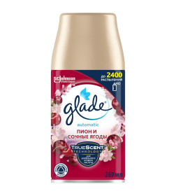 Glade Освежитель воздуха Automatic Пион и сочные ягоды  (сменный баллон) 269мл