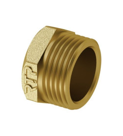 Заглушка  1/2" нар, латунь, РТП