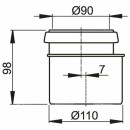 Соединитель комплект для DN90/110 M907 AlcaPlast (M907) 