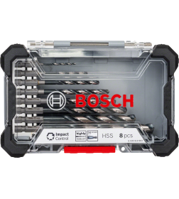 Набор сверл по металлу 2-10 мм (8 шт.) BOSCH Impact Control 2608577146