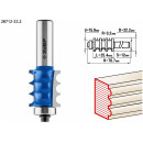 Фреза кромочная фигурная  22,2/25,4/12мм. ЗУБР Профессионал  (28712-22.2) 