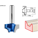 Фреза пазовая фасонная, ЗУБР 25.4x14мм. (28740-25.4) 
