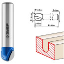 Фреза пазовая галтельная 13/3,2/8мм. ЗУБР Профессионал (28751-6.4-13) 