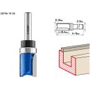 Фреза пазовая прямая с верхним подшипником 25,4/8/19мм. ЗУБР Профессионал  (28756-19-26) 