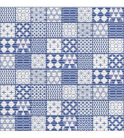 Коврик напольный из вспен. пвх  0,65х15 м/218PT-blue