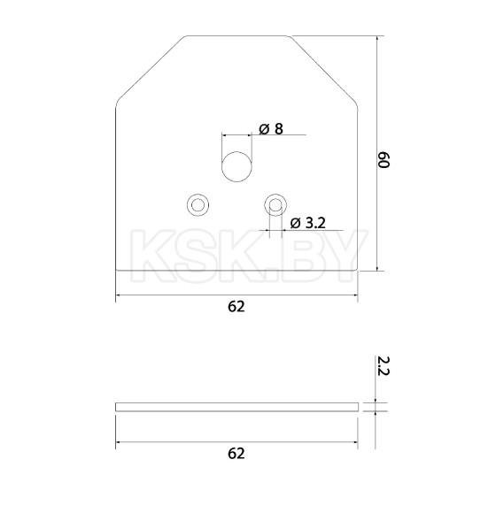 Заглушки для шинопровода в натяжной потолок (черный) Slim Magnetic (2 шт.) 85125/00 85125/00 (a062152) 