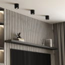 Светильник потолочный светодиодный 10W 4200K чёрный 25041/LED (a062935) 