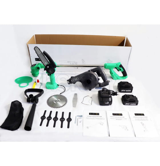 Набор садового аккумуляторного инструмента ZITREK (GreenCut 20, ZKBL20, GreenSaw 20 Extra Power) 082-2020 (082-2020) 
