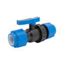 Кран шаровой компрессионный разъемный d20, ТПК-АКВА (555220020) 