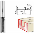 Фреза пазовая прямая ЗУБР 10x25мм. хвостовик 8мм.  (28780-10-25) 