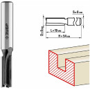 Фреза пазовая прямая ЗУБР 8x19мм, хвостовик 8мм. (28780-8-19) 