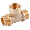 Тройник  1/2" нар.-вн.-нар, латунь, AV Engineering (AVE306007) 