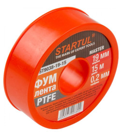 Фум-лента PTFE 19мм х 15м х 0,2мм STARTUL MASTER