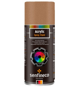 Краска акриловая золото 400мл. Senfineco Paint Acrylic Metallic Gold