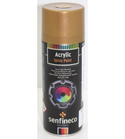 Краска акриловая золото 400мл. Senfineco Paint Acrylic Metallic Gold